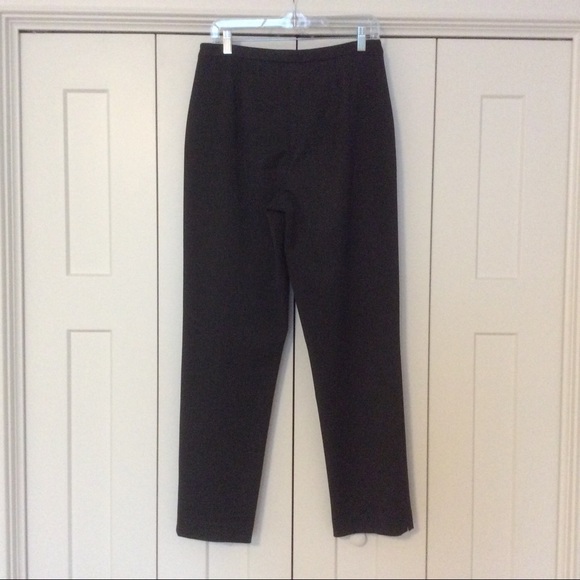 Talbots Straight Leg Stretch Pants Gray Size 8 - Picture 2 of 14